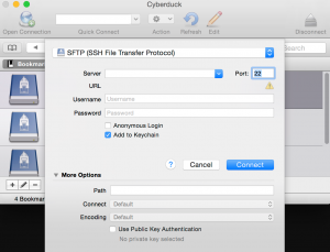 how to use cyberduck with ec2 instance